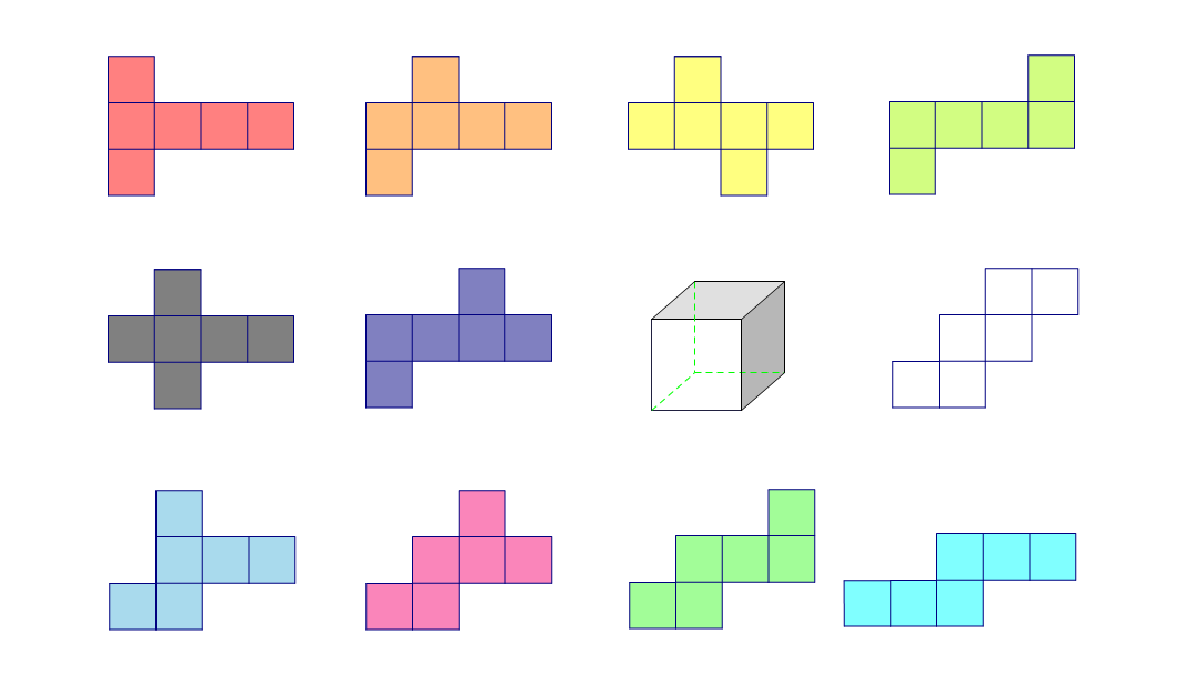 为什么正方体有十一种平面展开图?