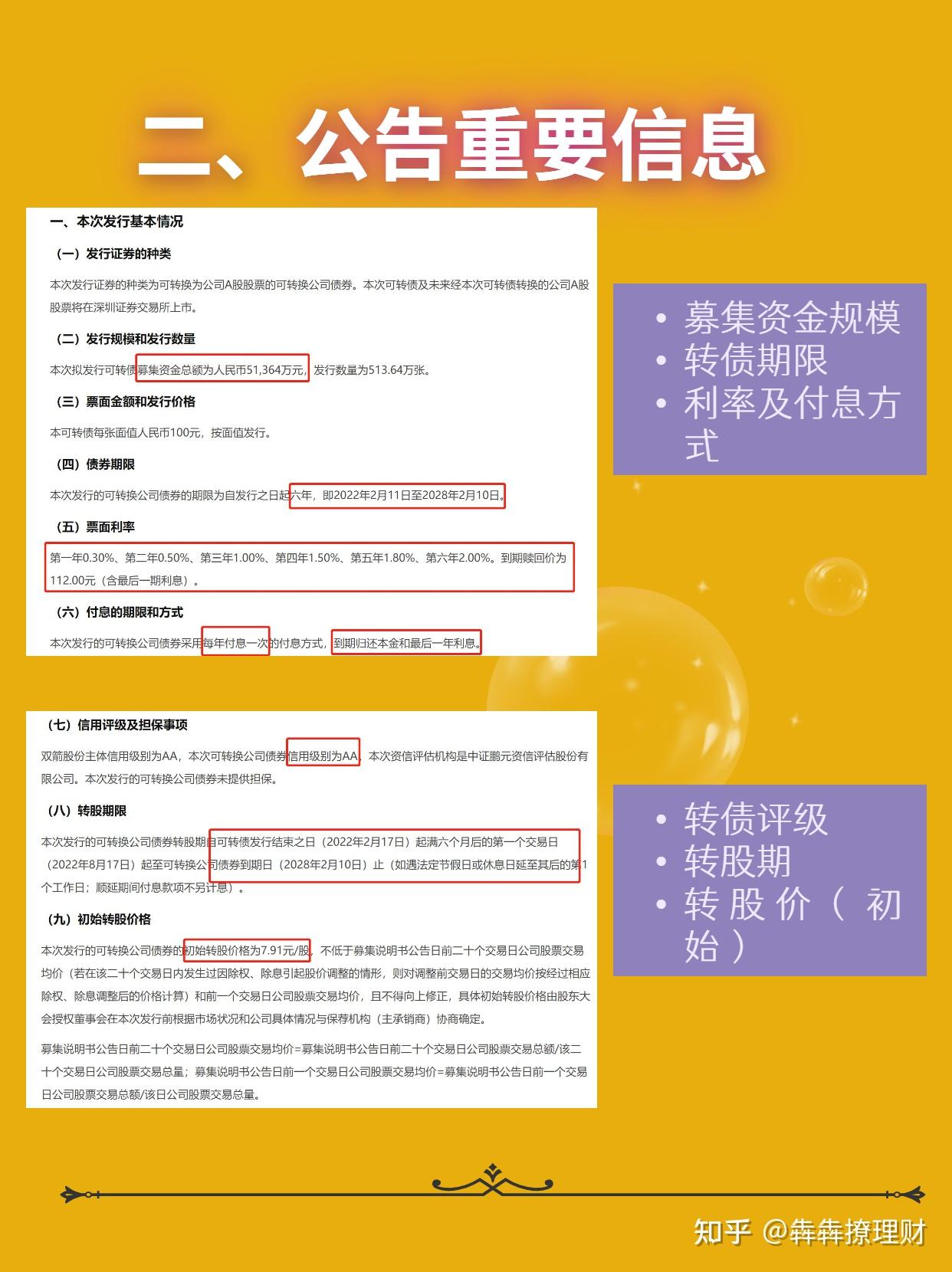 可转债知识库/基础篇10:读懂《发行公告》,可转债稳了 - 知乎