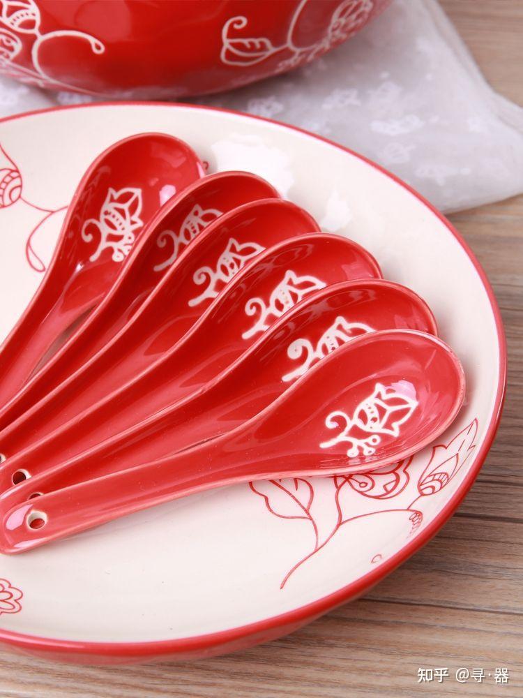 家庭必备红色餐具节日专用点满氛围感