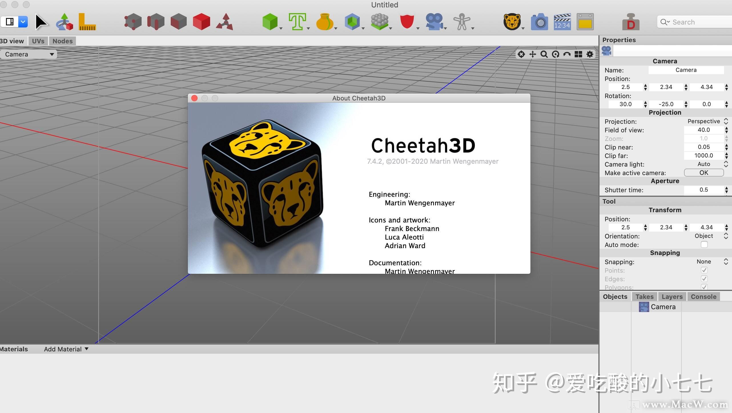 mac 3d建模工具cheetah3d