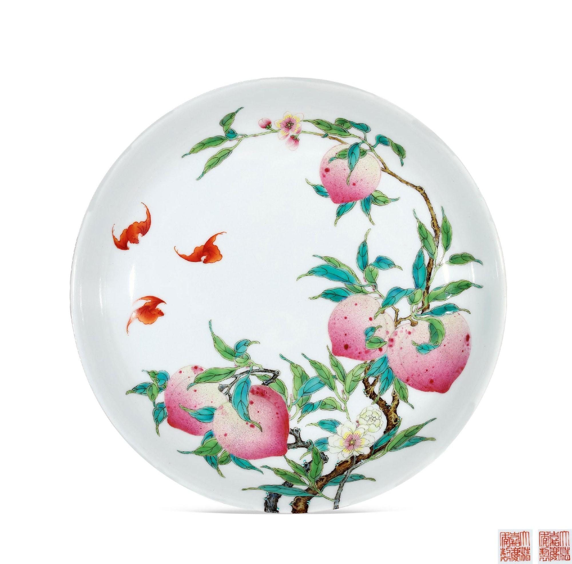 广州中大科鉴浅谈明清官窑瓷器的桃纹