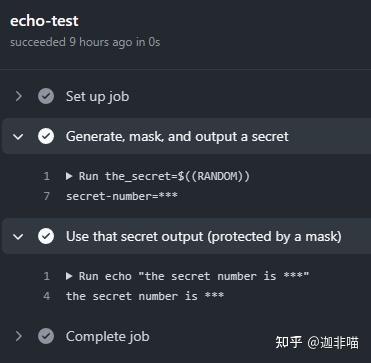 Github actions+echo+::add-mask:: v2简单测试 - 知乎