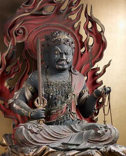 3.  「不动明王坐像」.「护摩堂」的本尊,江户时代作品,湛海[1]作.