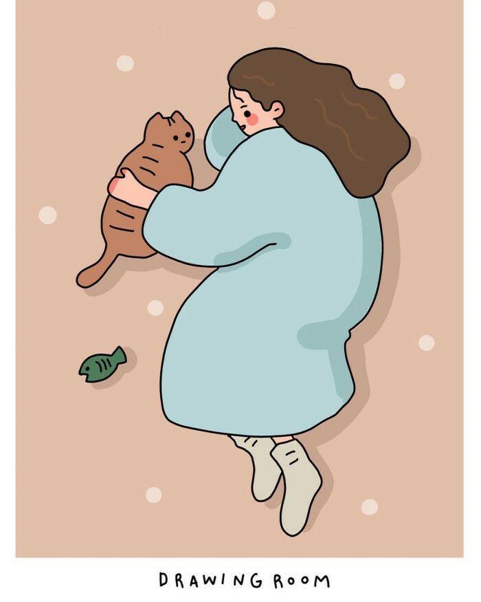 韩国插画师mini可爱风头像控 - 知乎