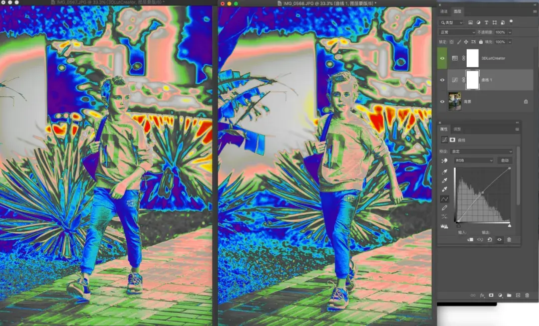 创建伪色观察层轻松完成曝光匹配