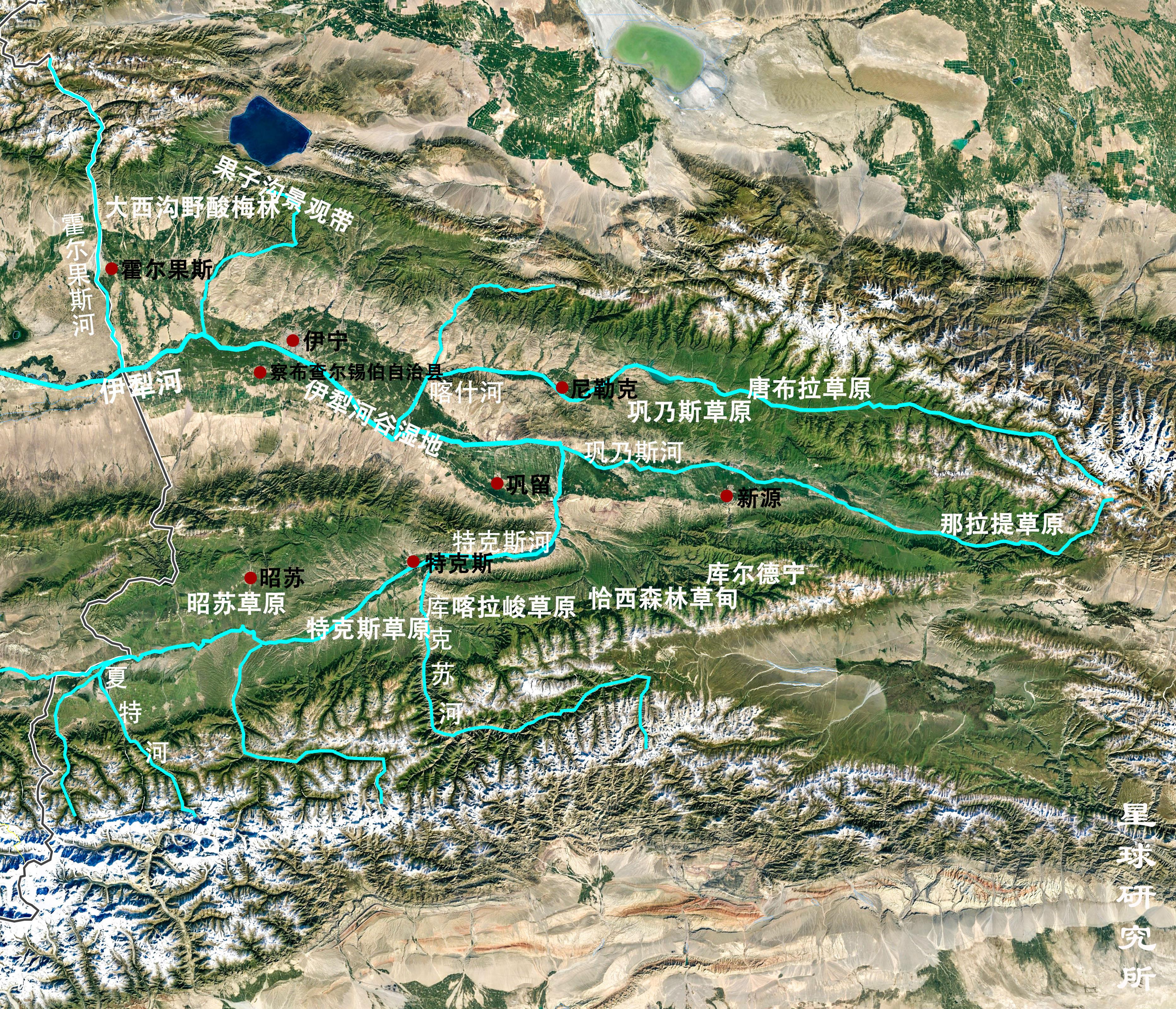 今日新疆地域广大一条天山横亘中央塔里木盆地,准噶尔盆地分立两侧