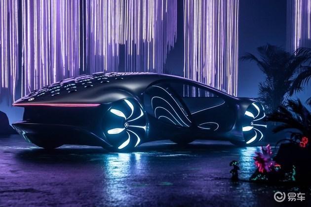 奔驰visionavtr概念车科幻来袭设计灵感源自阿凡达
