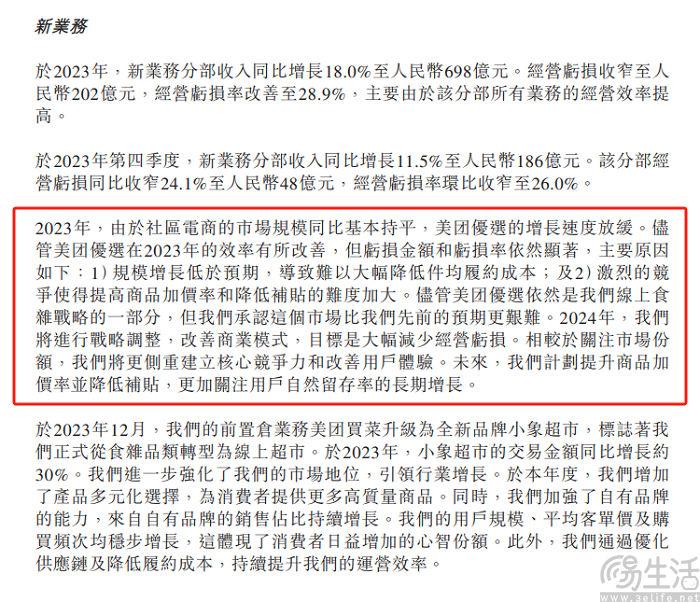 选择聚焦主业美团挥刀砍向了美团优选