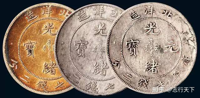 光绪元宝-北洋造机制银币全版别- 知乎