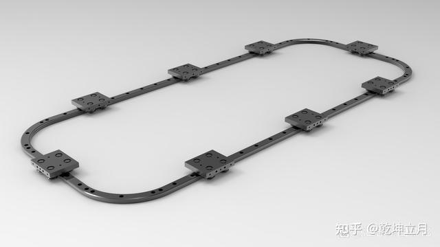 链条式精密环形导轨循环输送线构成-自动化非标定制