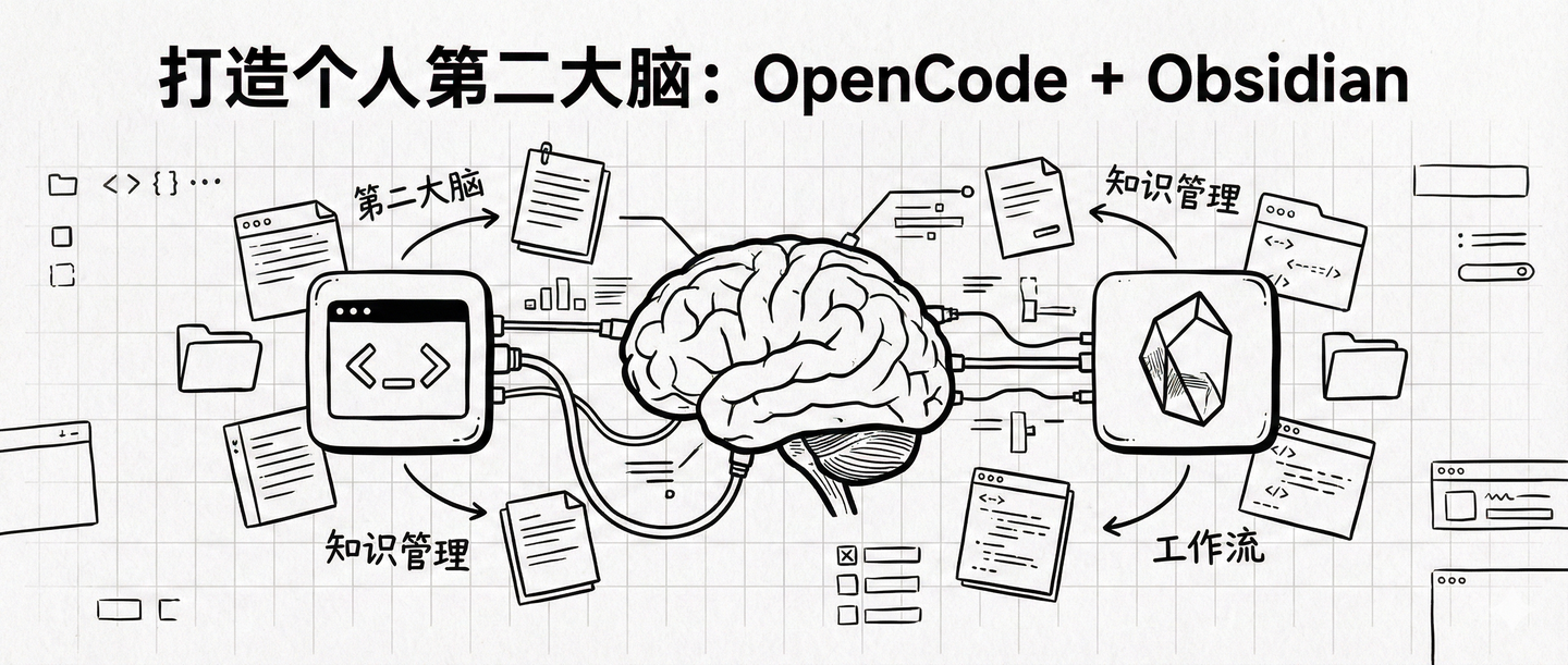 零基础搭建！我用 OpenCode + Obsidian，把个人知识库变成了自动进化的“超级AI员工” - 知乎