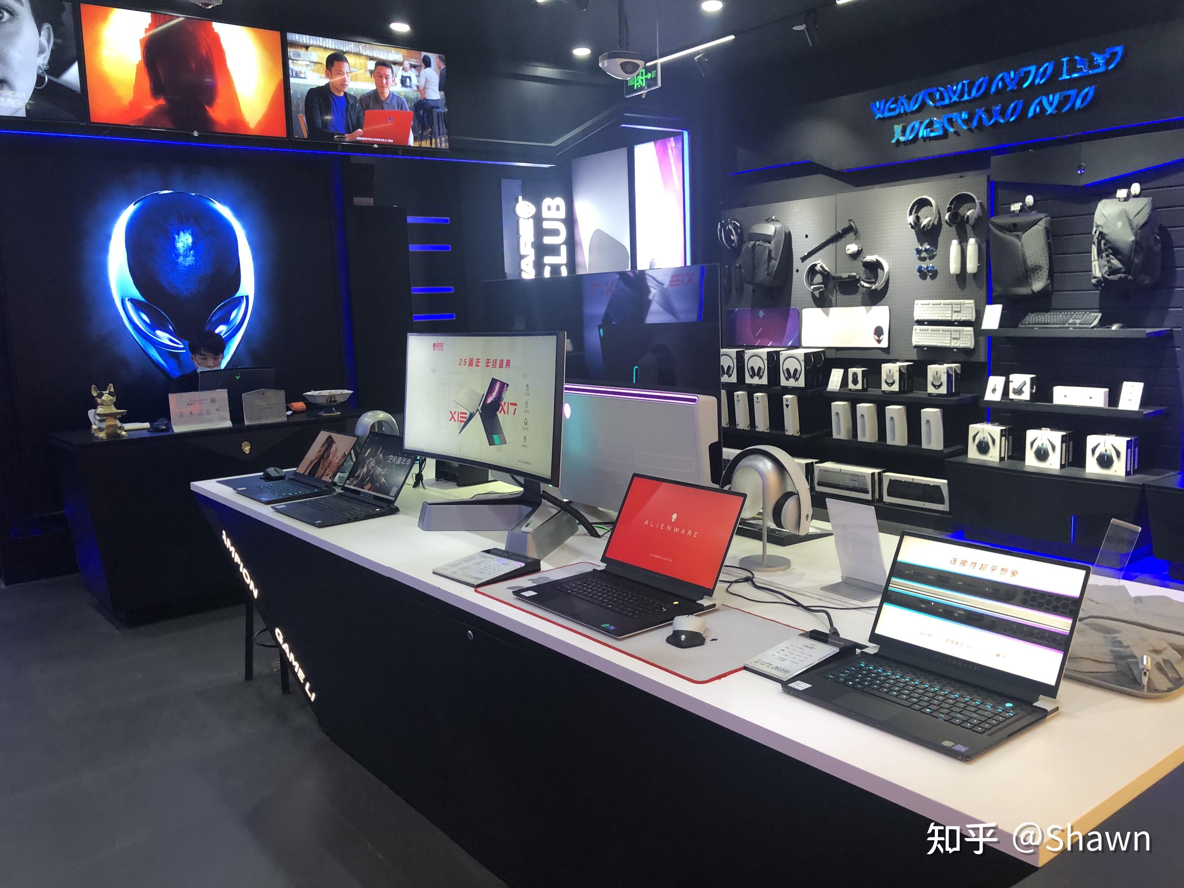 上海外星人电脑专卖店alienware人民广场来福士总店