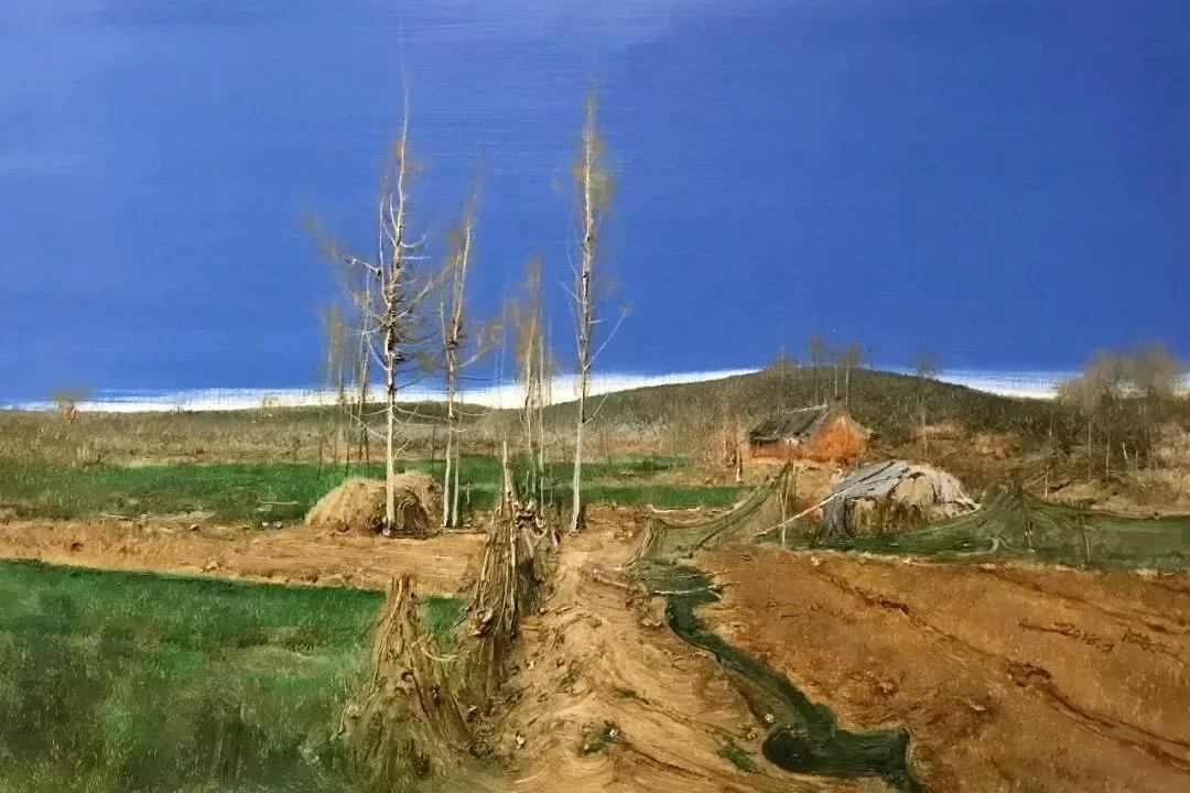 画布上的诗人陆庆龙系列作品