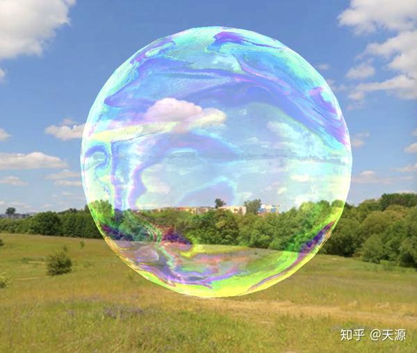 肥皂泡的渲染薄膜干涉