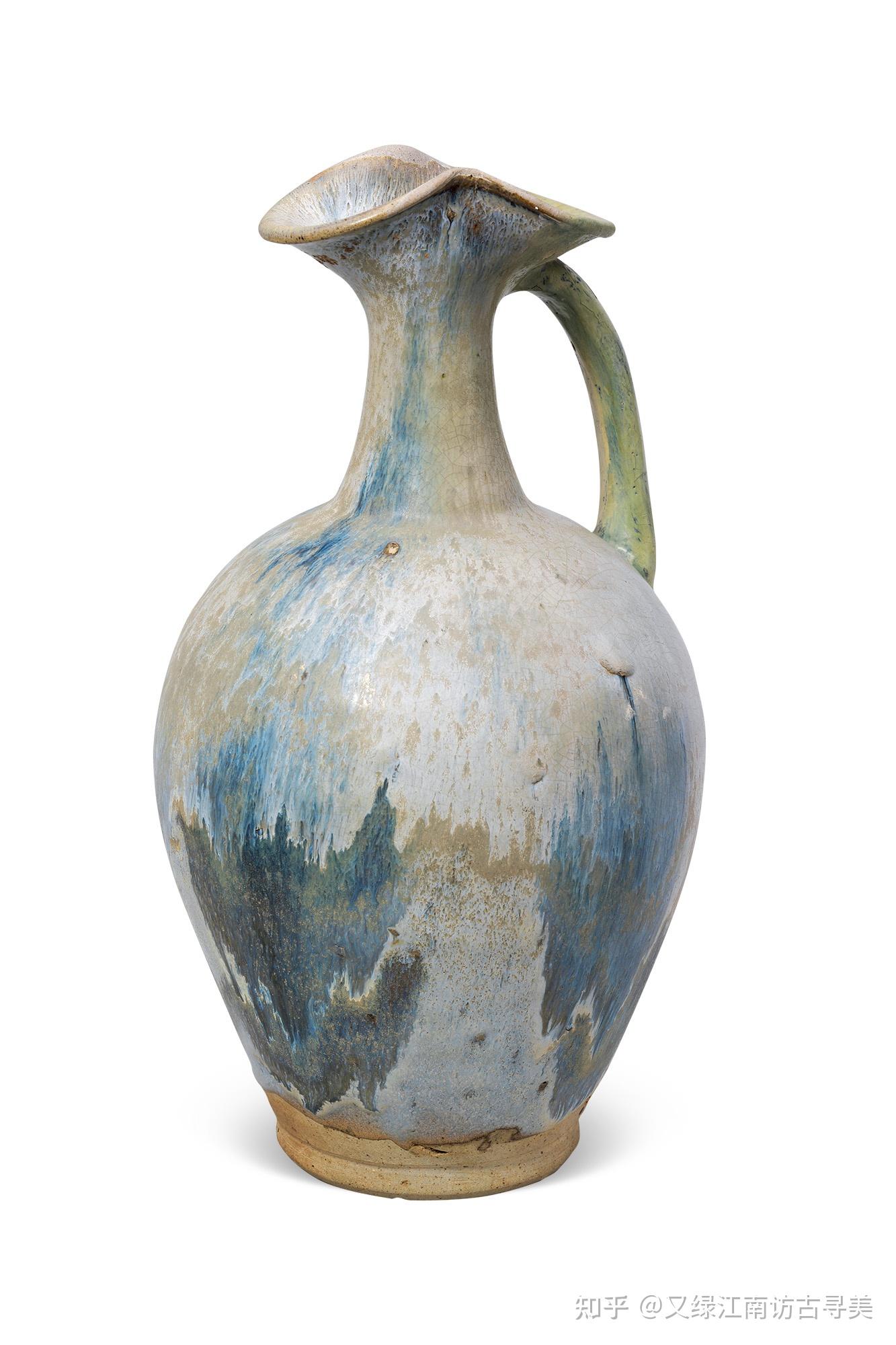 绚彩生动、流云飞霞——美不胜收的唐代花釉浇壶- 知乎