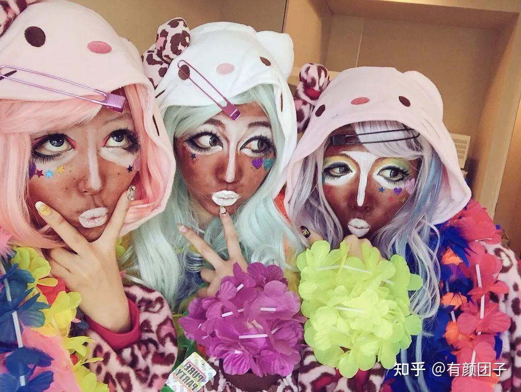 日本涩谷系女生的化妆是怎么回事