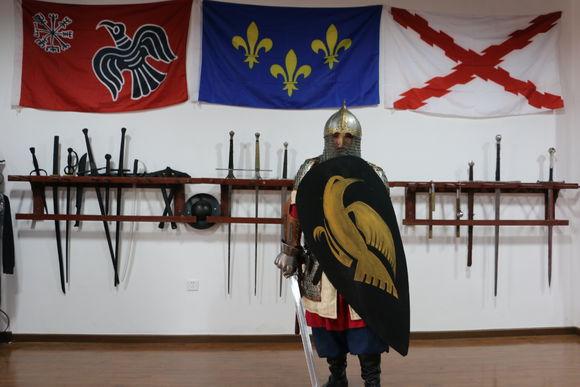 荣耀与胜利主题系列国战之罗斯兰德大公国重装亲卫队装备真人展示