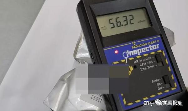 (图:盖革计数器读数有浮动)