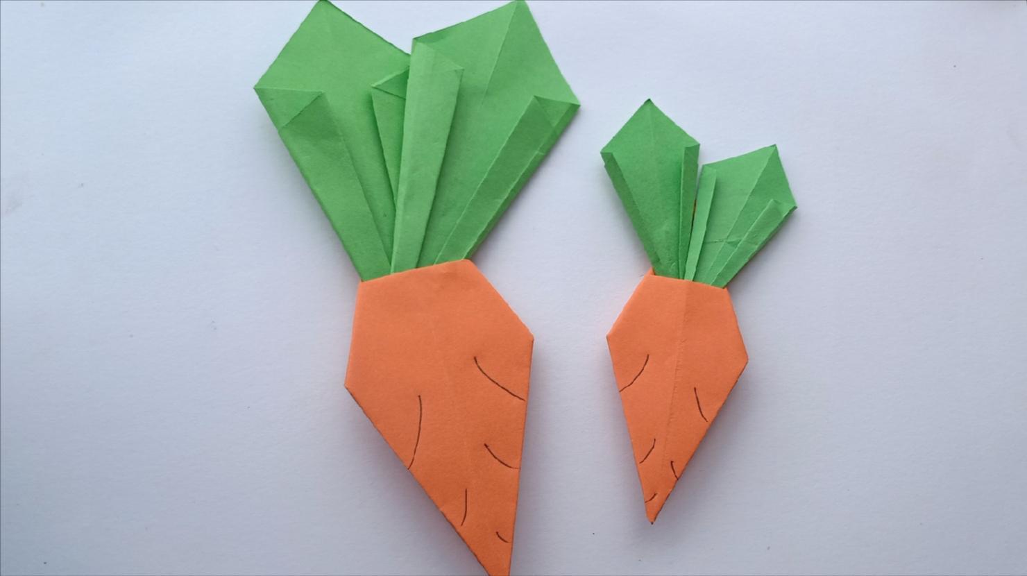 教你用纸折甜甜的草莓简单漂亮的小草莓