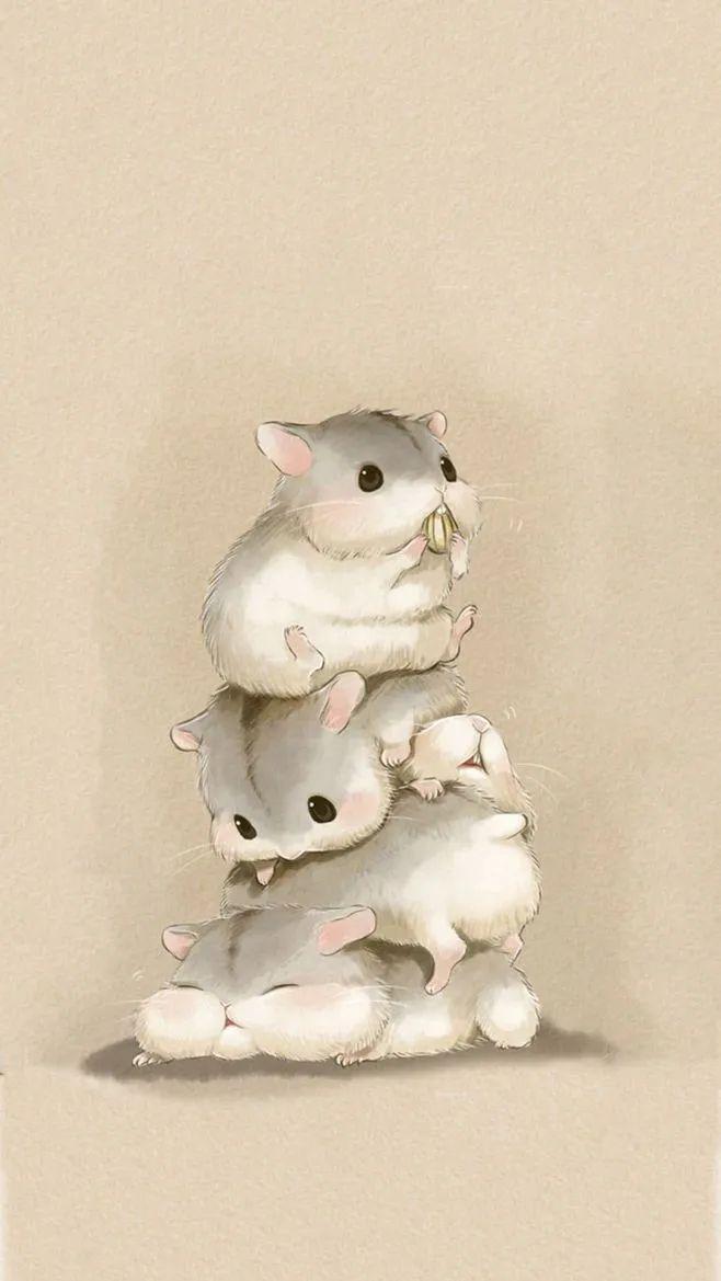 有哪些关于仓鼠呆萌的高清手机壁纸值得分享?