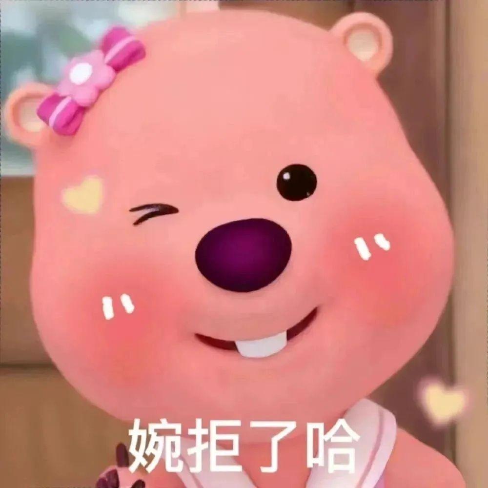 这个粉色的熊叫什么啊,还有没有其他类型的表情包?