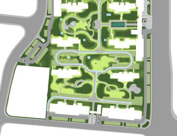 我真是栓q!(全新居住区彩平psd及参考图合集)