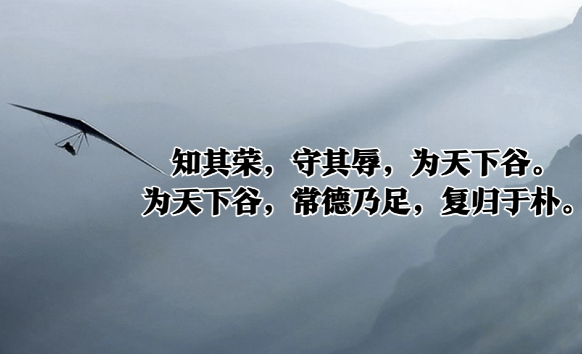 老子第二十八章读书笔记知其荣守其辱为天下谷