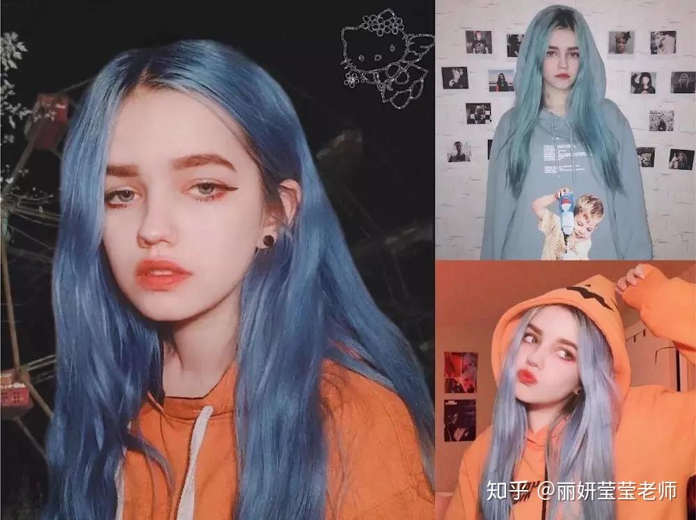 18岁俄罗斯少女把头发当调色板把脸当画布狂吸80000粉丝