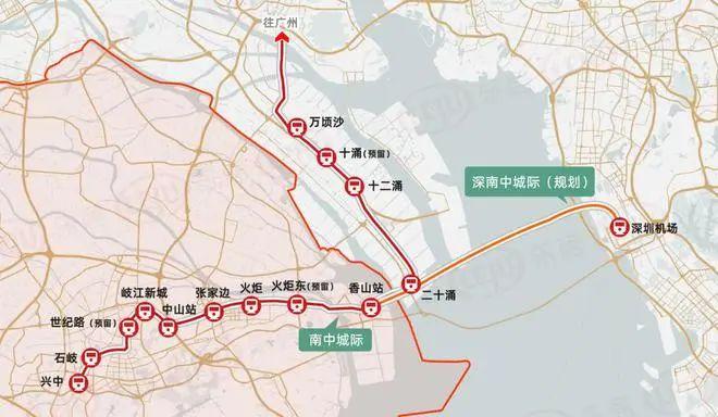 开工广州地铁将直达深圳市中心