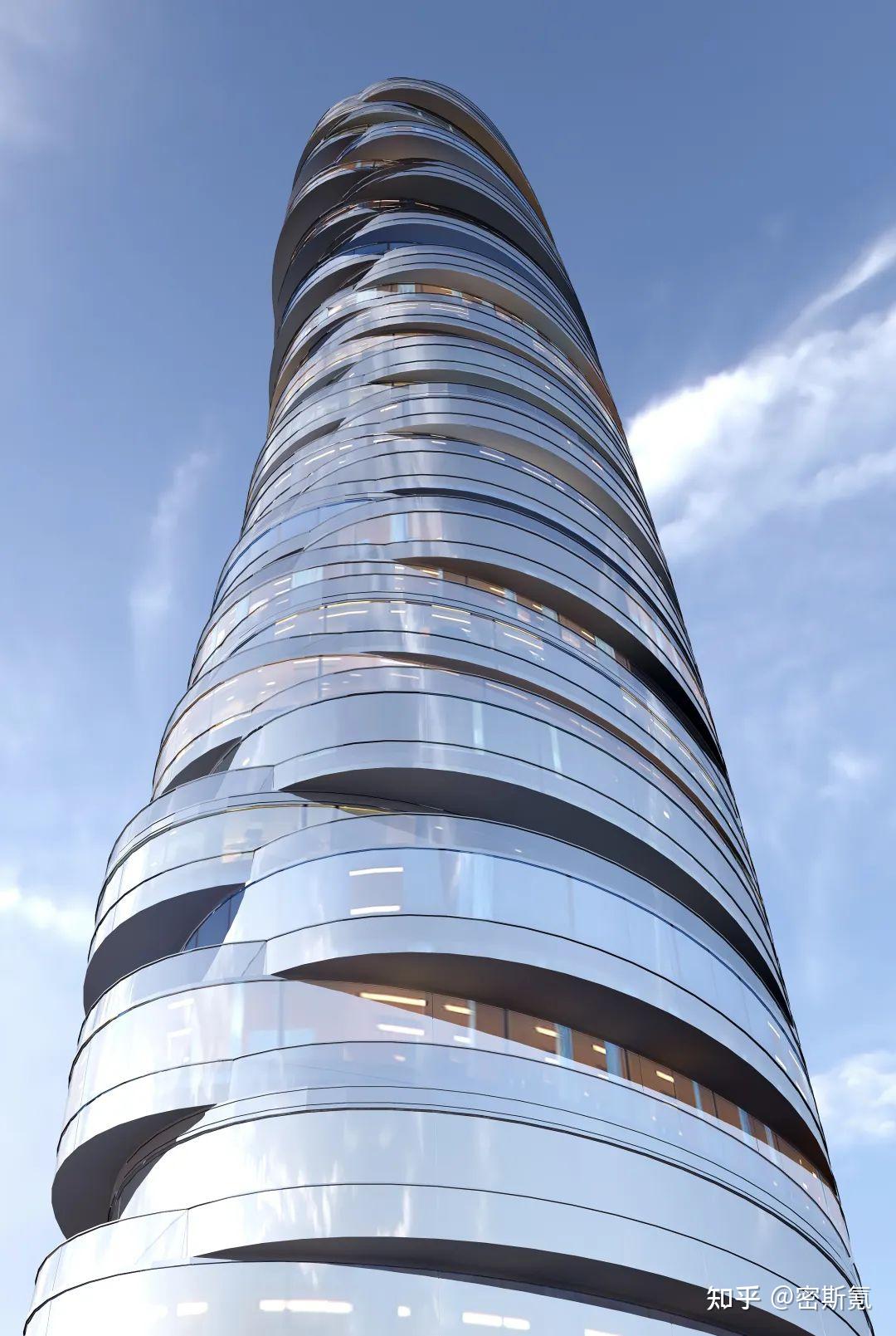 戴圆履方丨独特外观风格的高端酒店立面【建筑设计】