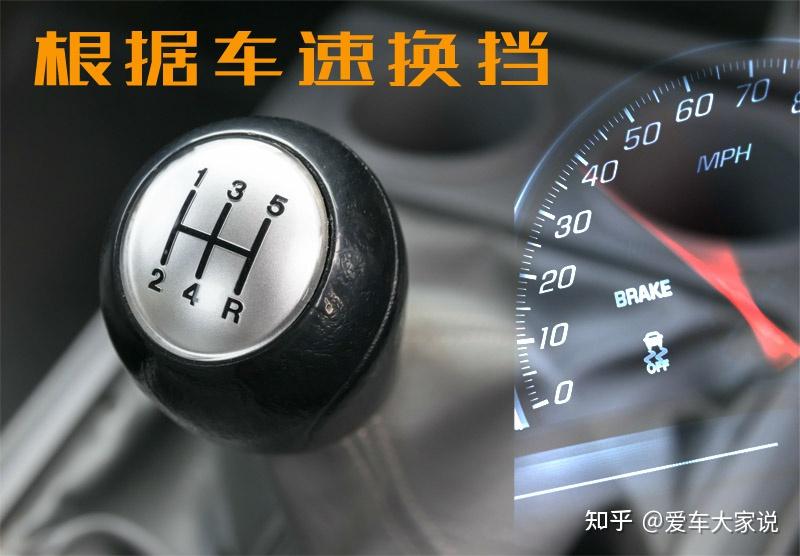 手動擋車如何通過車速發動機轉速來換擋