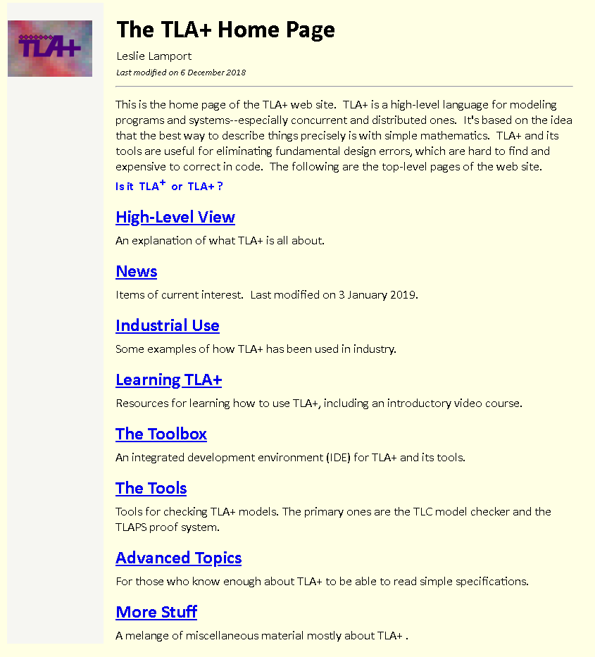 酷站推荐 TLA+ 形式化验证 知乎