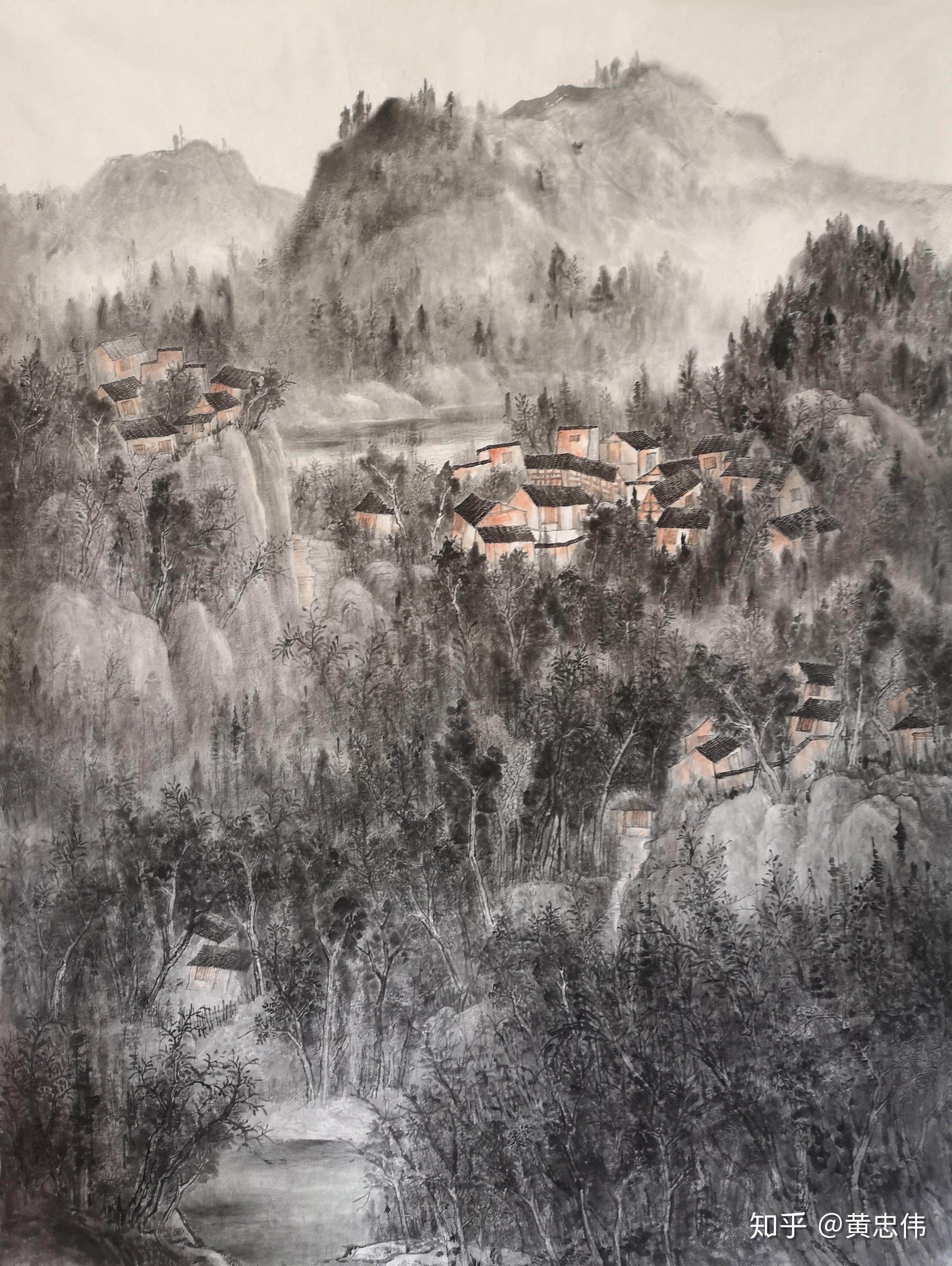 当代实力派山水画家杨勇作品欣赏