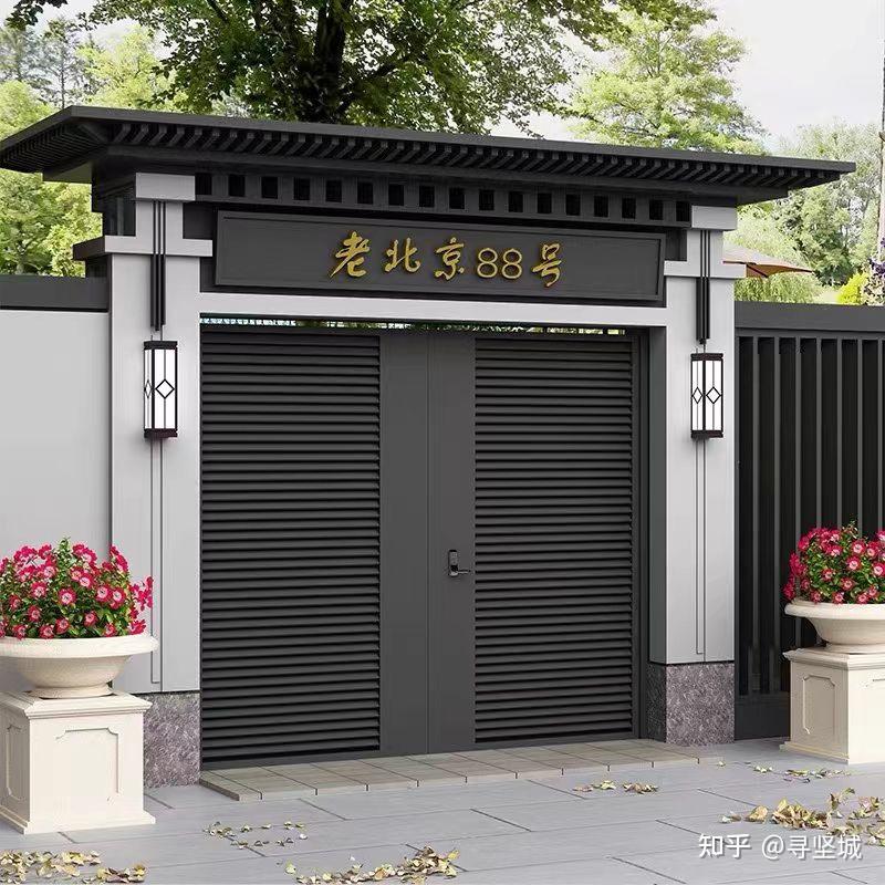 农村自建房庭院大门可以对窗户吗