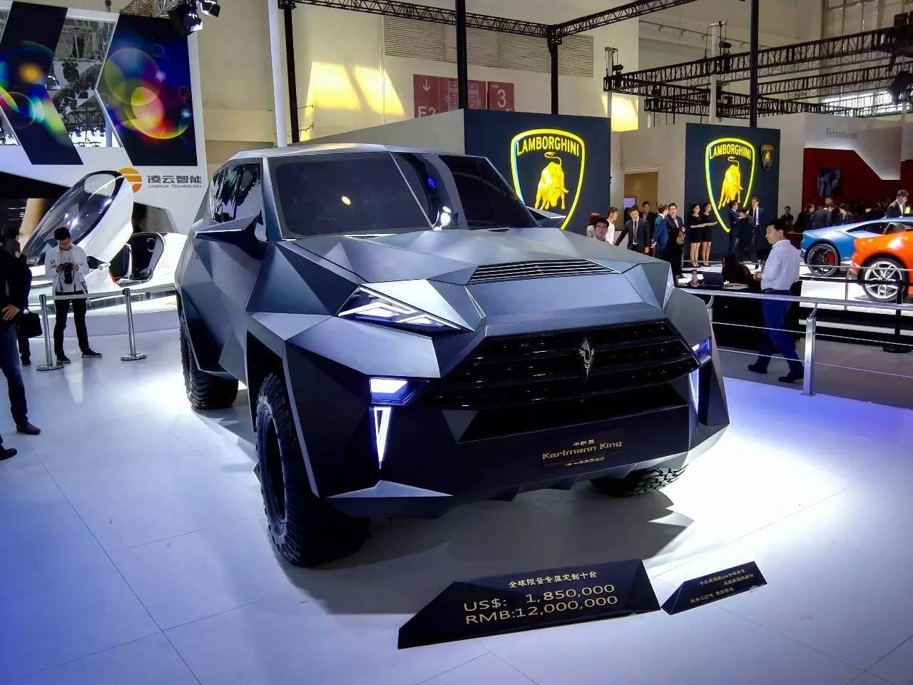 1200万号称最贵国产suv小编在车展上抓到它真容了内饰视频