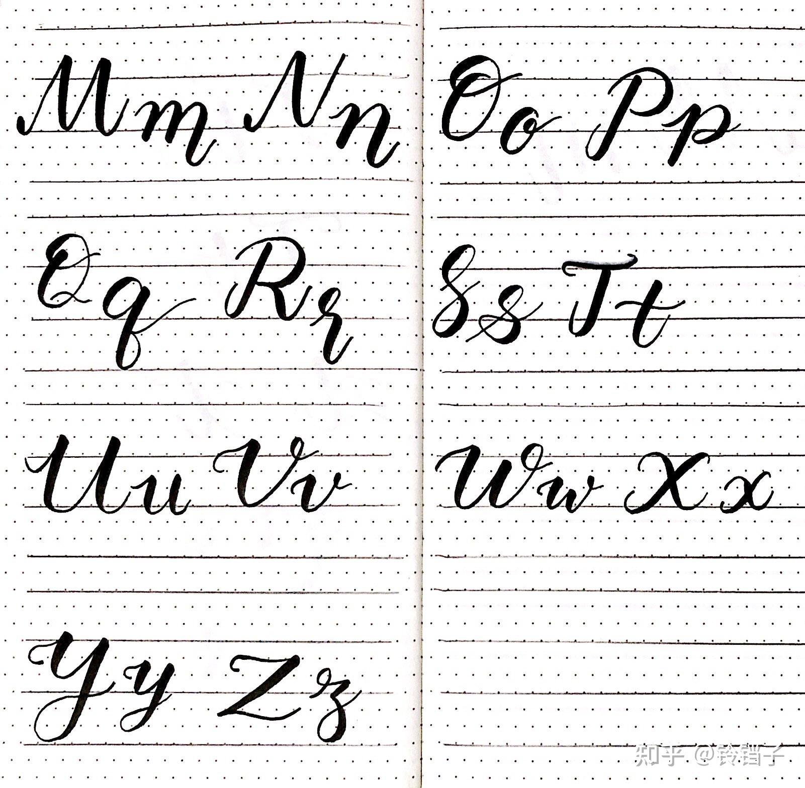 粗体26个字母花体复制图片