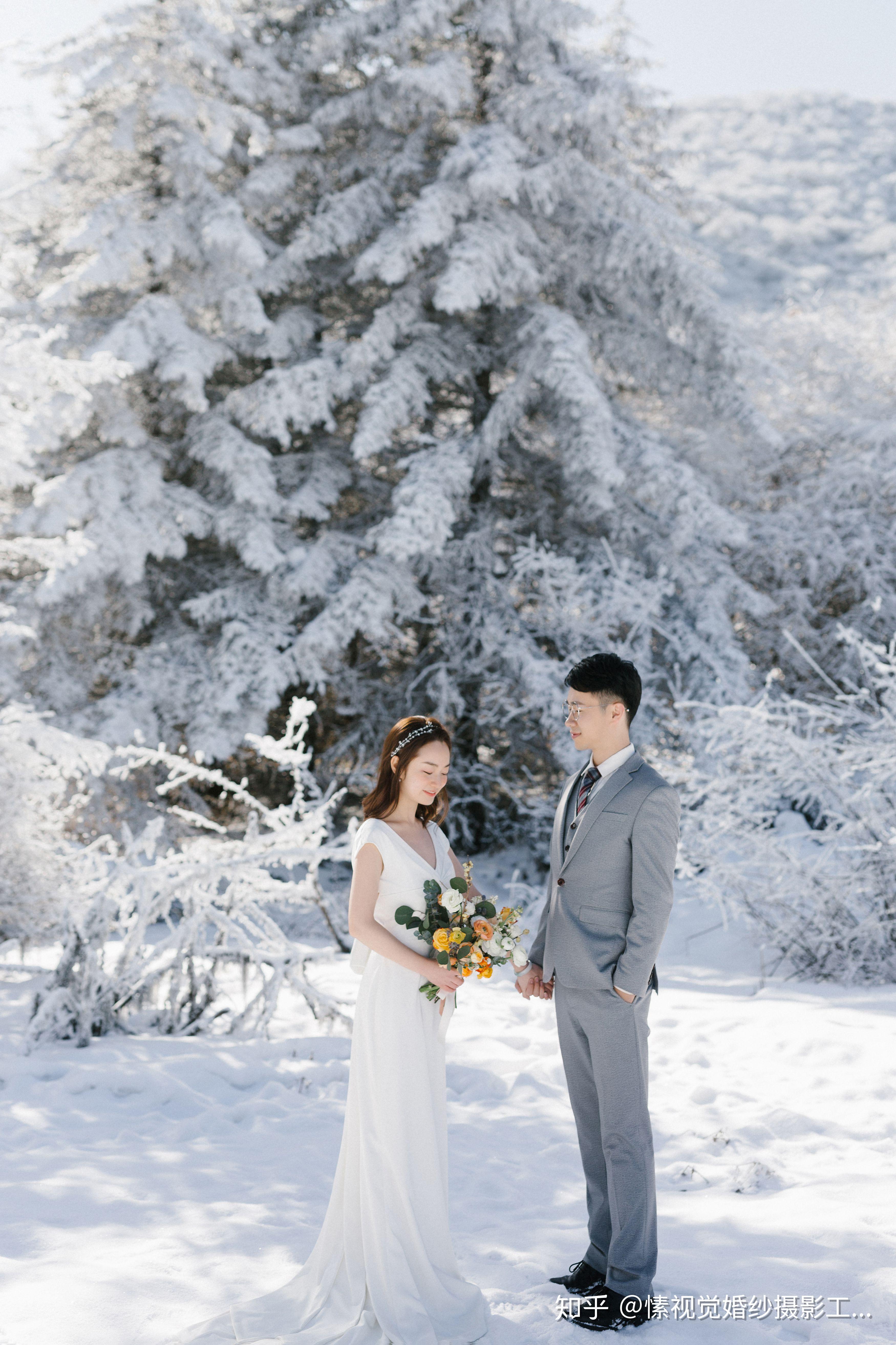 婚纱摄影雪景_雪景图片唯美(2)