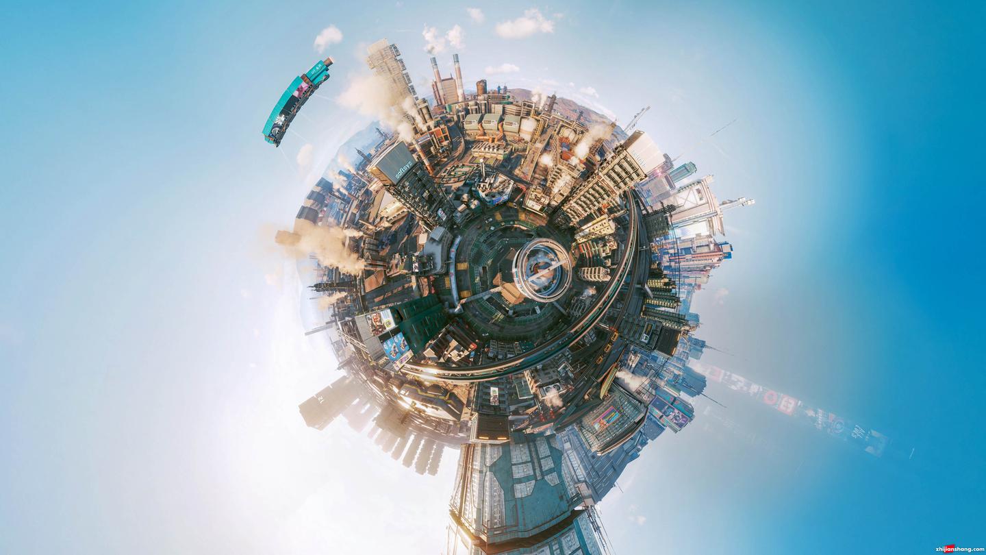 360全景记录赛博朋克2077游戏里见不到的视角