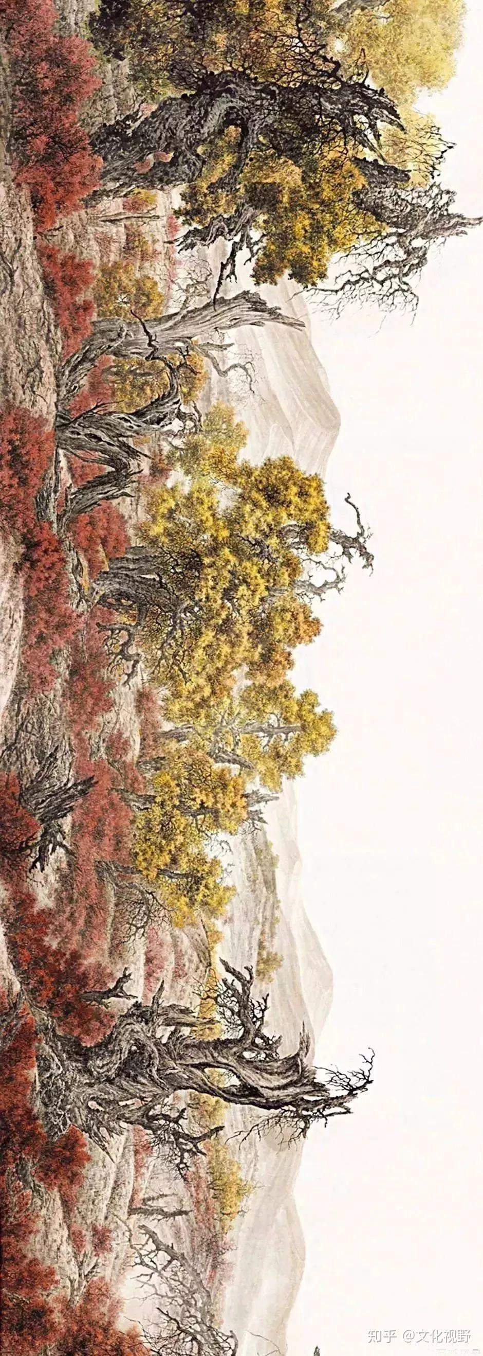 胡杨风骨张介宇绘写胡杨精神