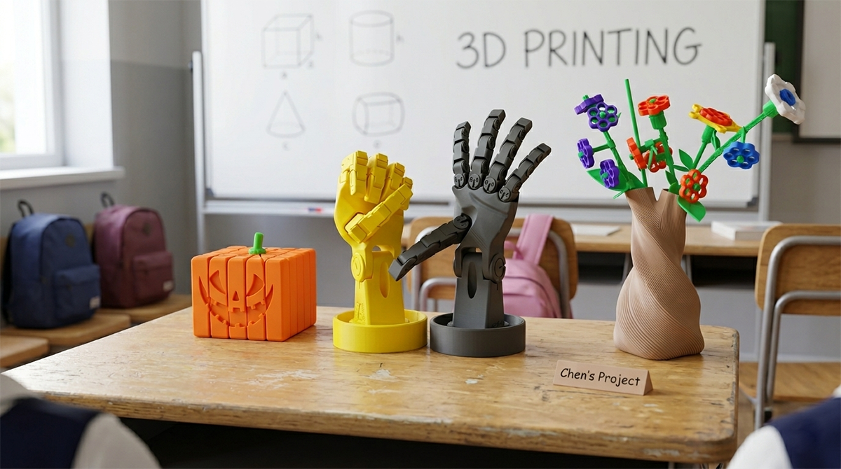 大简FDM 3D打印材料 Matte PLA:哑光质感、弱化层纹、支持高速打印,为日常打印提供可靠选择