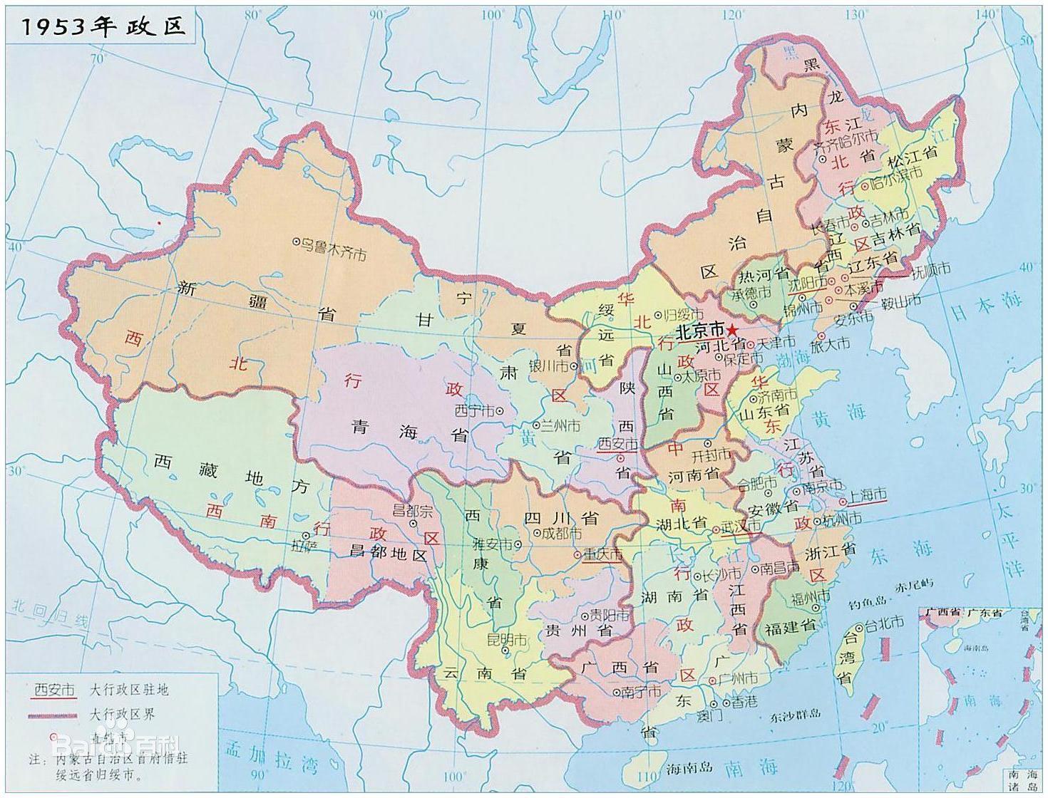 为什么国家划分区域将山东划分为华东而大部分
