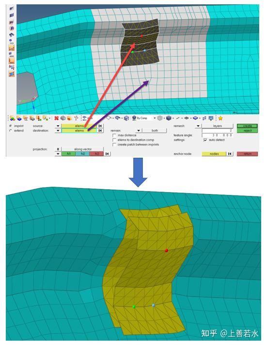 【HyperMesh宝典】之2D单元质量提升攻略(下) - 知乎