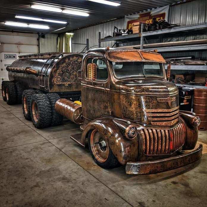 太拉风,爆改重金属风格,18个车轮的定制啤酒罐车 - 知乎