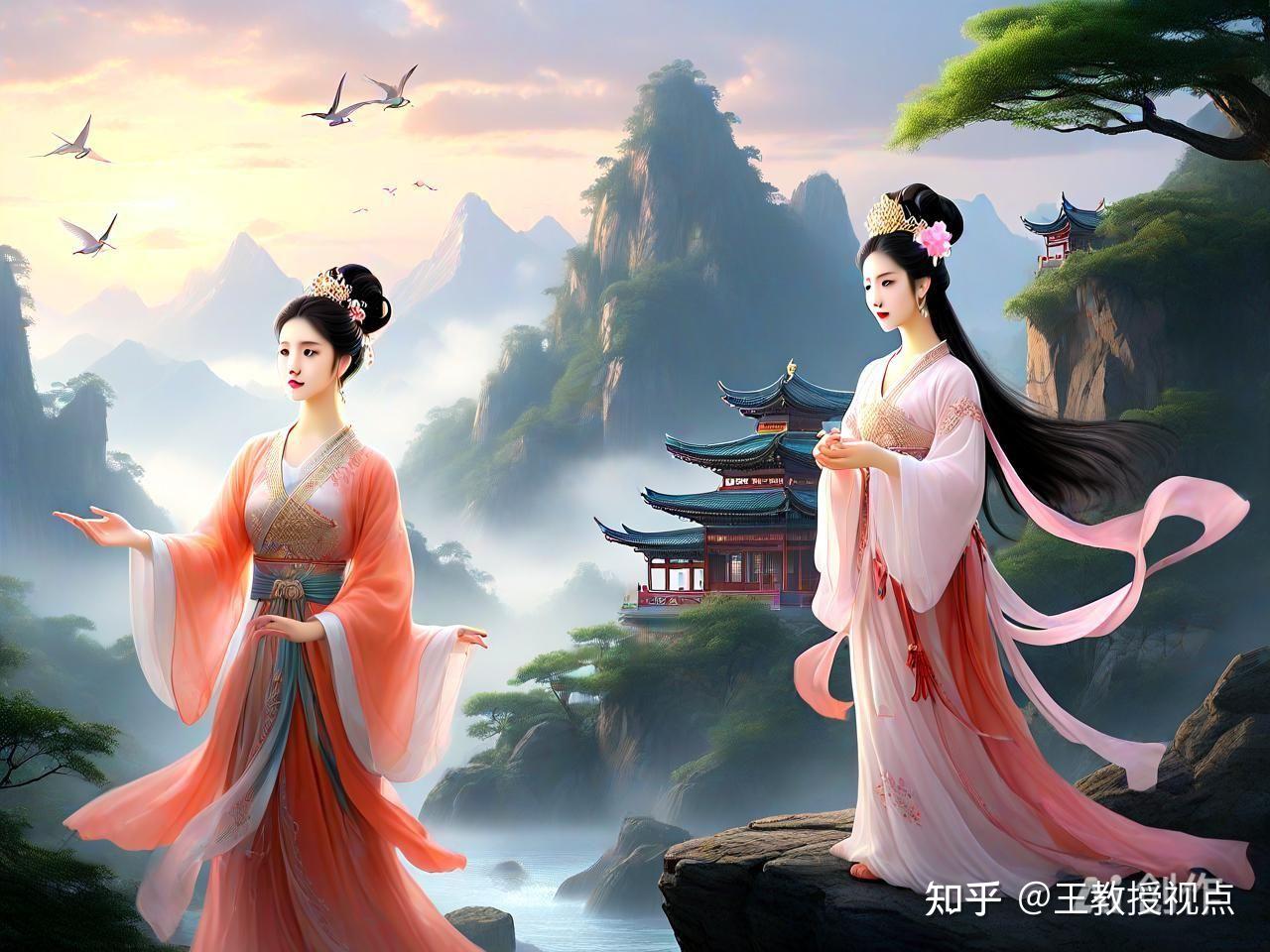 中国古代仙境里的仙女们欣赏：超凡脱俗的绝美风华 - 知乎