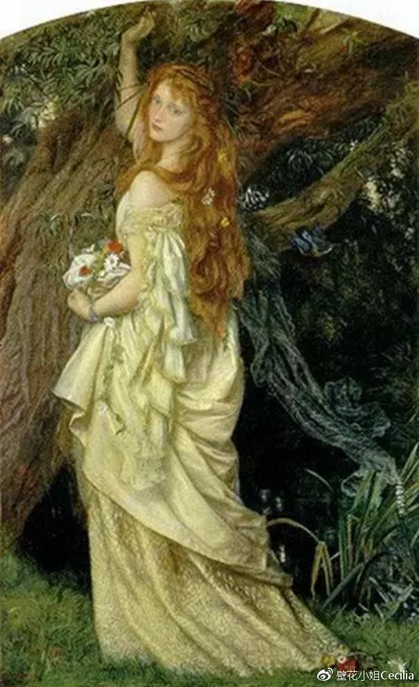 除米莱斯之外,很多画家都画过奥菲利亚,例如沃特豪斯,亚历山大.