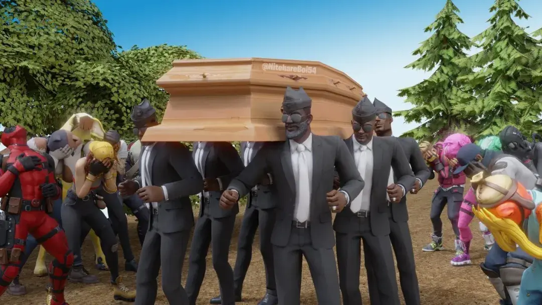 既然其他游戏都有还原黑人抬棺梗的视频或图片,那必然不能少了最近