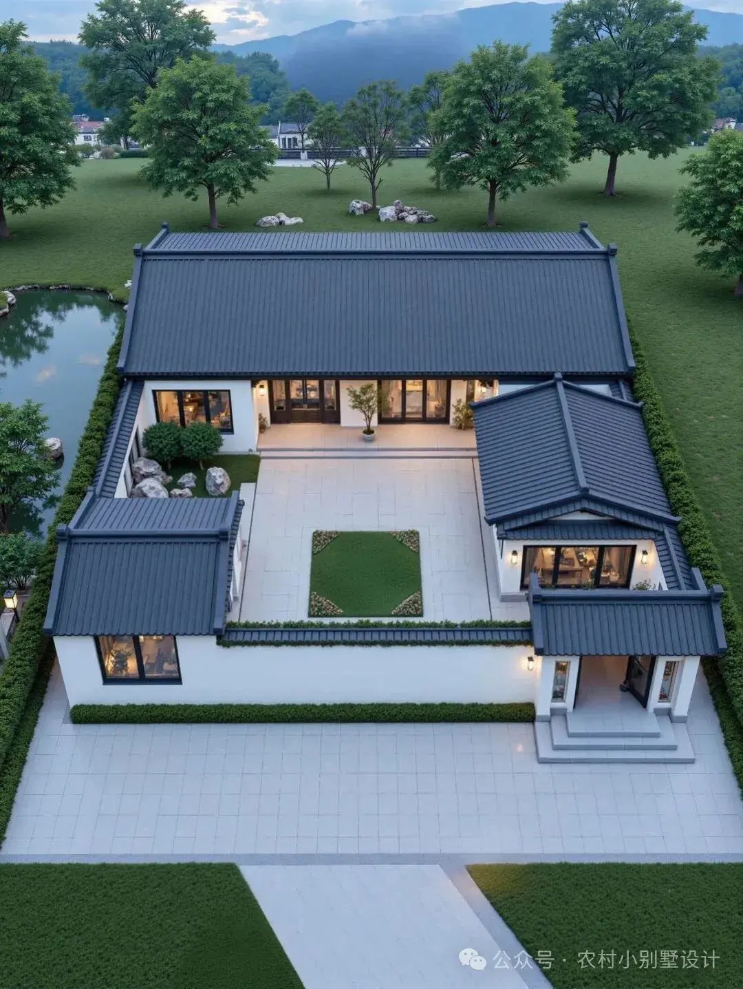 20套三合院一层设计;2026回家养老度假首选新中式自建房 - 知乎