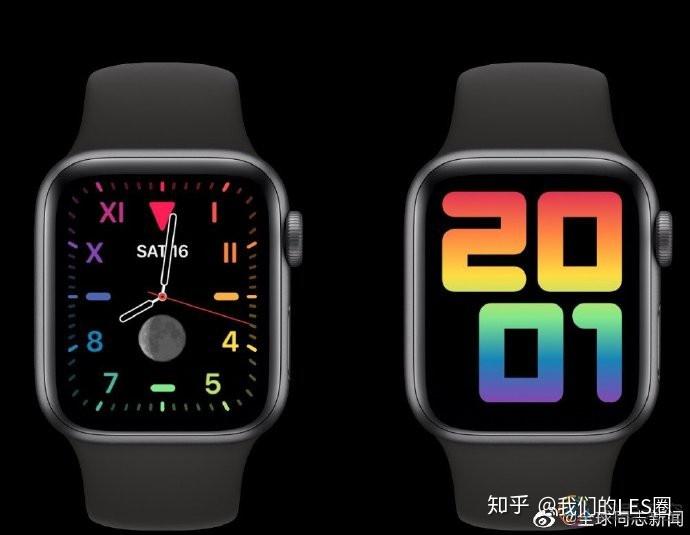 苹果手表将推出2020版骄傲主题彩虹表盘