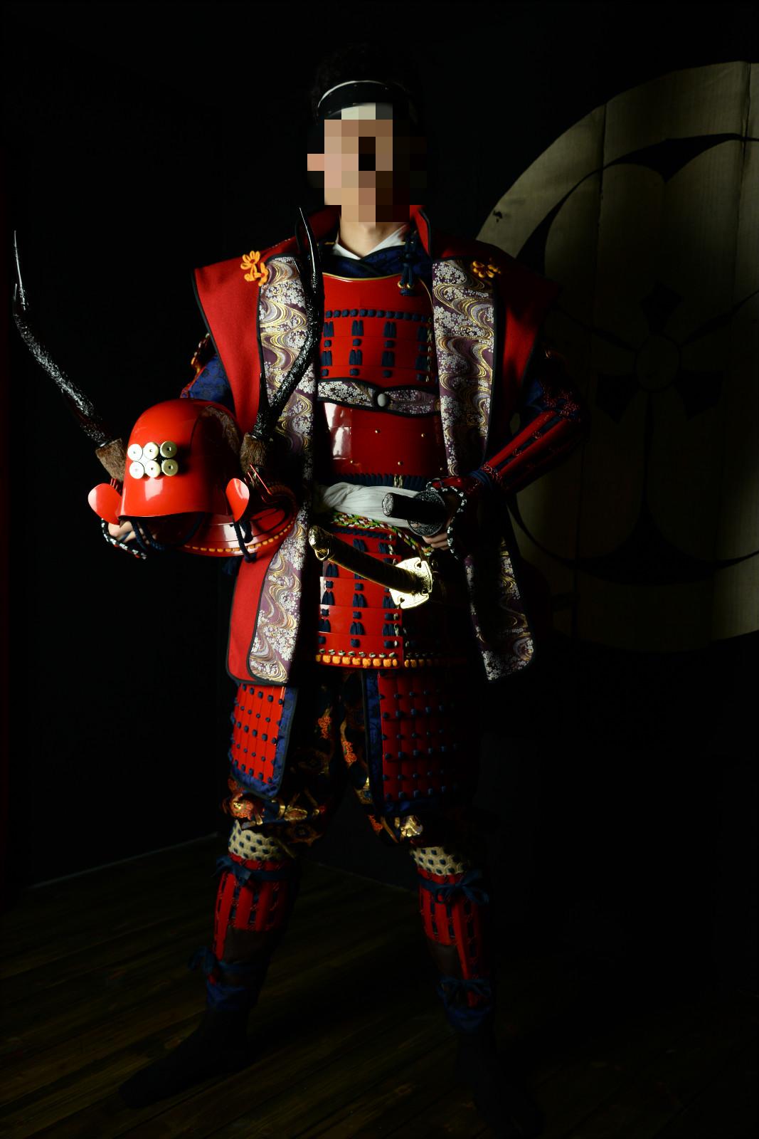 武士甲胄知识科普穿着摄影体验