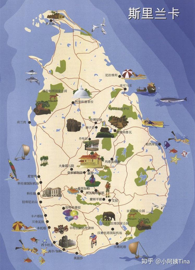 斯里兰卡在哪个位置图片